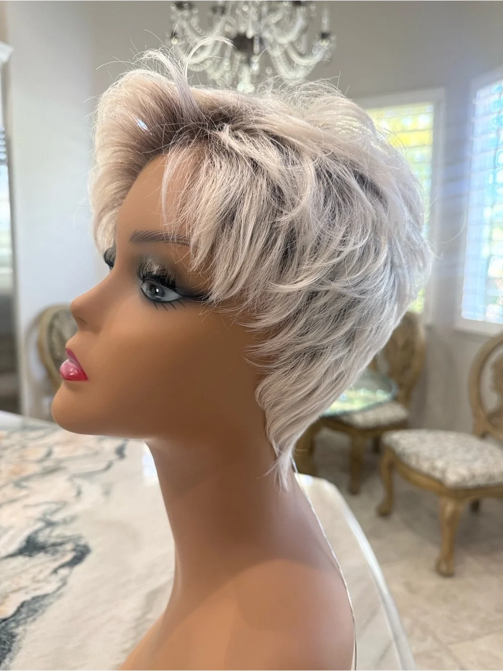 Yoko by Ellen Wille platinum Rooted lace front